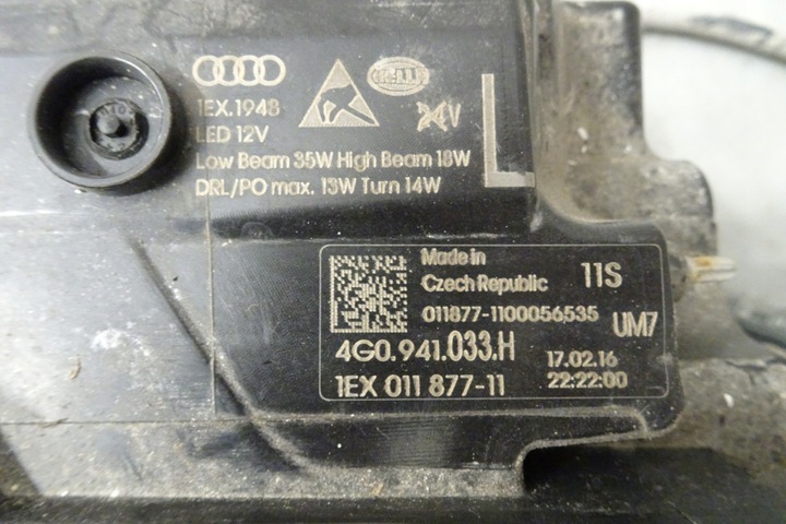 фото №7, Audi a6 c7 рестайлинг 16r - комплектный перед ly9t