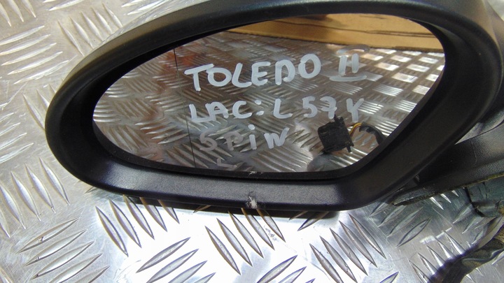 фото №2, Дзеркало ліві seat altea l57y 5 pin