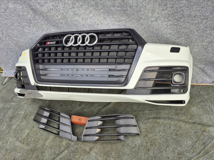 фото №3, Audi sq7 q7 4m0 4m s-line бампер перед чёрный 4x pdc