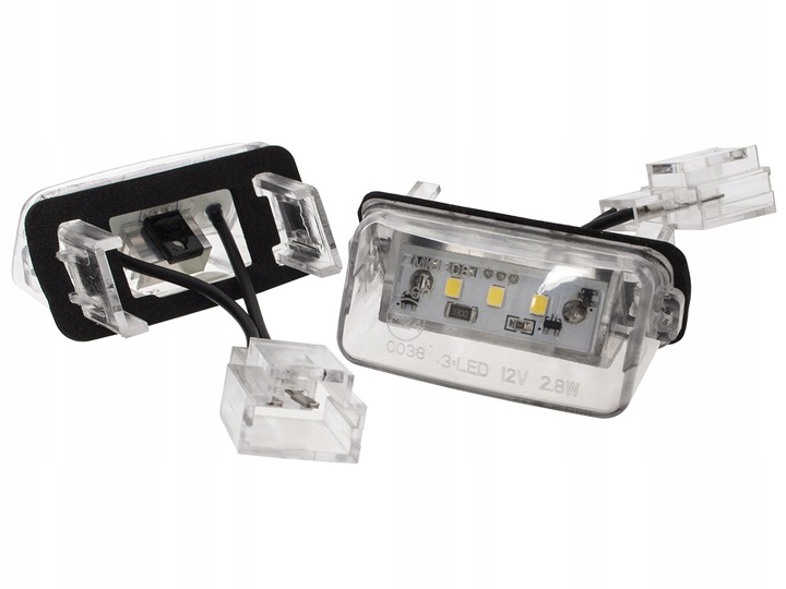 фото №1, Citroen c3 c5 berlingo подсветка номерного знака led