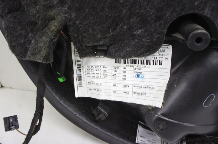 фото №6, Pp010 audi a6 c7 ^ боковина дверь правый перед