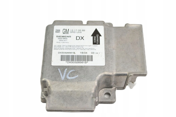 фото №11, Opel vectra c модуль датчик подушок подушка  13170589 dx