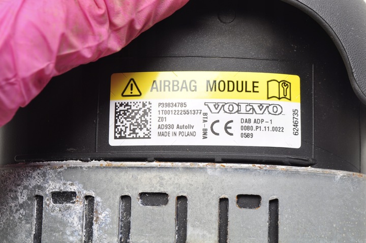 фото №10, Volvo v60 xc60 xc90 v90 s90 повітряна подушка водія подушка безпеки 39834785