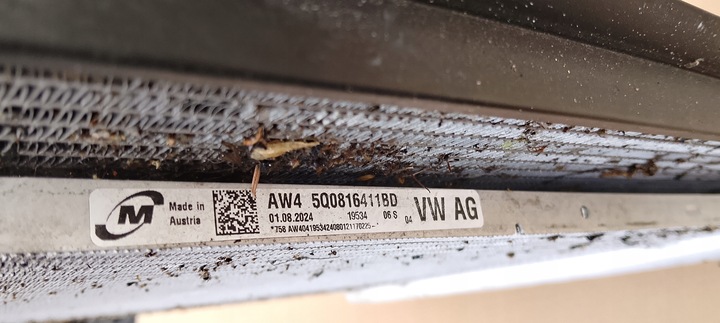 фото №9, 2x радіаторів води klimatyacji vw audi skoda seat 5q0 5q0816411bd 2q0121253k