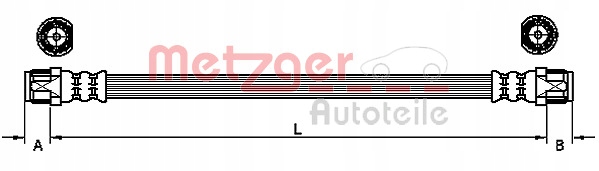 фото №2, Шланг гальмівний do peugeot 208 i 1.4 hdi 1.5 1.6