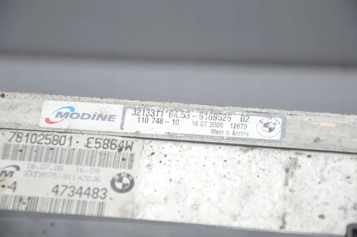 фото №10, Комплект радіатор bmw 1 e87 1137328144 3188764 2.0l 105kw 2008