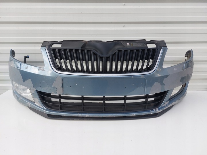 фото №1, Бампер перед переднее омыватель skoda fabia ii рестайлинг 5j0 eu