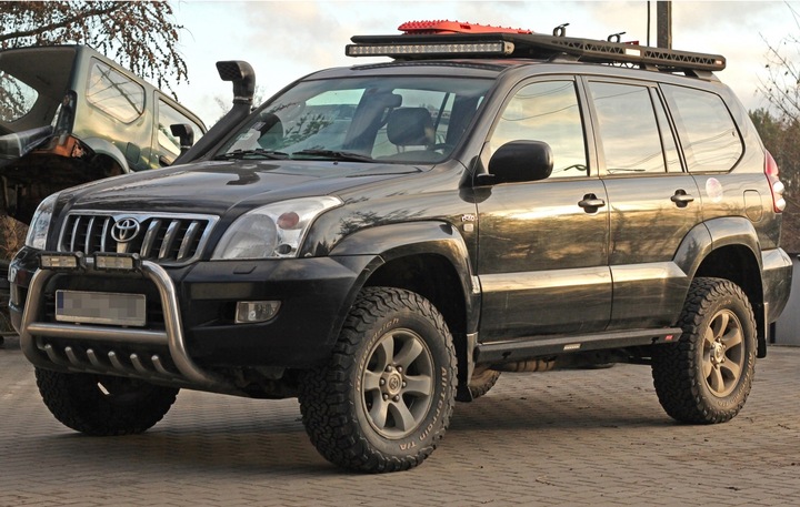 фото №16, Сталеві пороги бічні toyota land cruiser 120 more 4x4