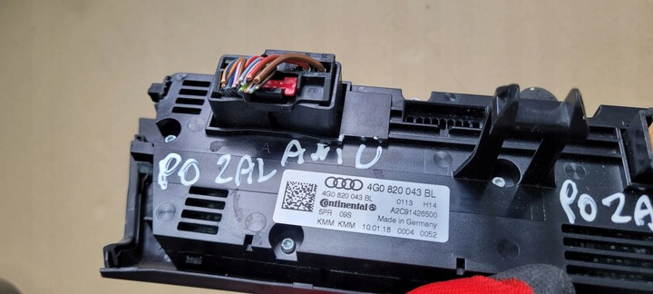 фото №11, A6 c7 4g рестайлінг панель повітропровід кондиціонера 4g0820043bl a7 4g