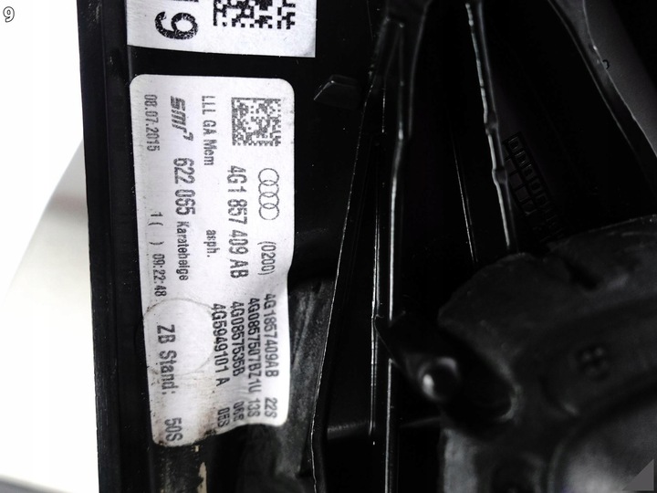 фото №10, Audi a6 4g1 c7 рестайлинг 14-18 зеркало левая 4g1857409ab европа 12 pin n3n3