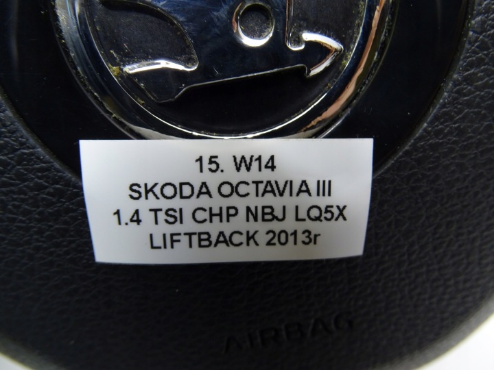 фото №9, Повітряна подушка подушка  водія skoda octavia iii superb ii 3t0880201f