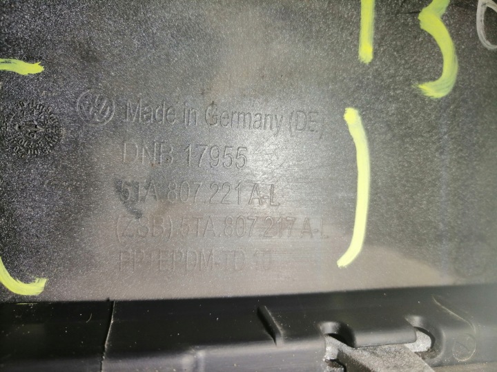 фото №16, Vw touran ii 5ta бампер перед