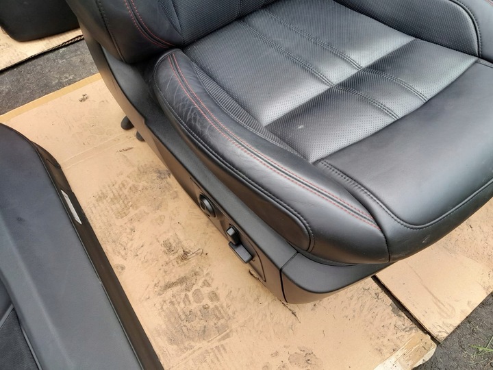 фото №9, Комплект сидінь maserati levante червона nić