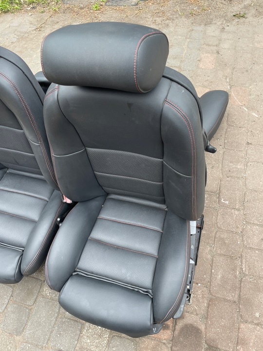 фото №6, Сиденья сиденье левый правые диван bmw e36 cabrio кожа чёрный obszyte