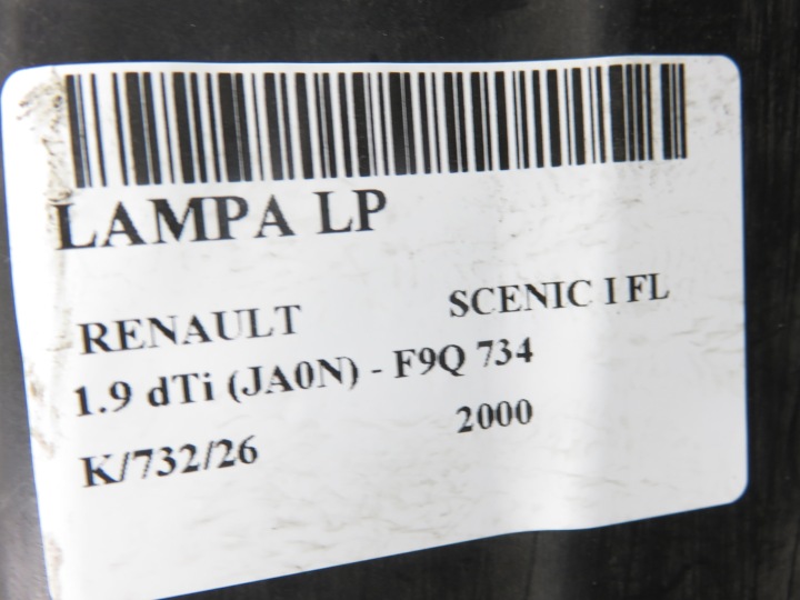 фото №13, Фара левая передняя renault scenic i fl 7700432098 7701047604