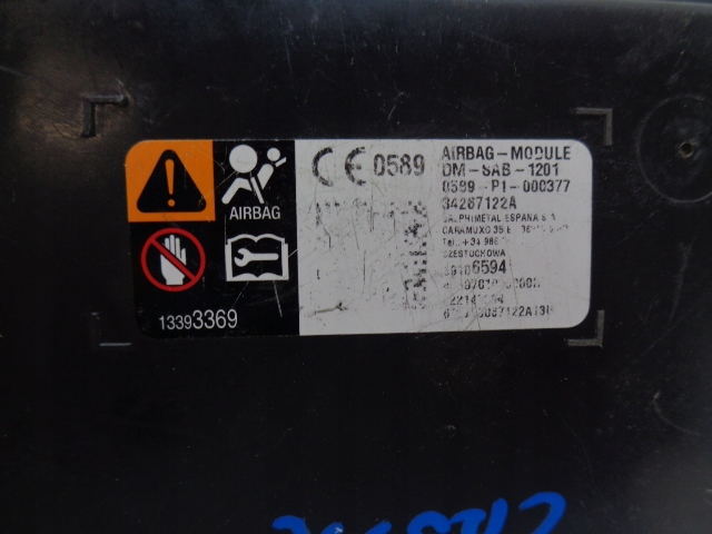 фото №5, Opel crossland x air bag шторка правая подушка