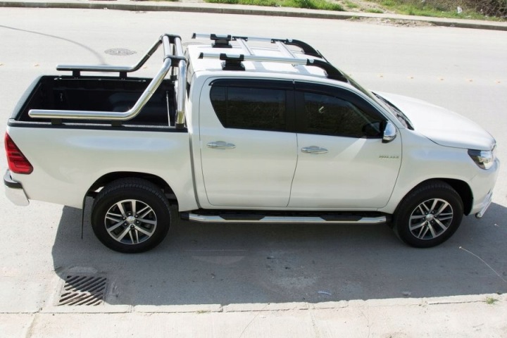 фото №7, Градусы боковые пороги хром nissan navara d23 2015-