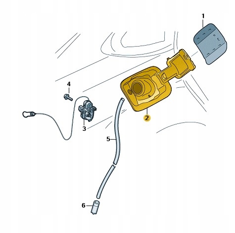 фото №5, Audi оригінальний номер 4k0809906 кришка заливання пального