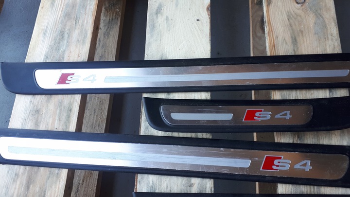 фото №3, S4 b8 планки порогові a4 b8 sline накладки na пороги