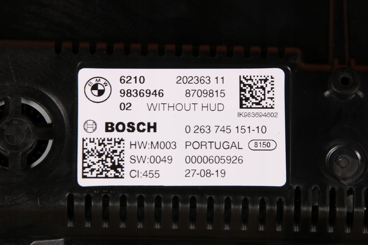 фото №5, Bmw g30 g11 g12 спидометр манометр спидометр live капот 12,3'' 9836946