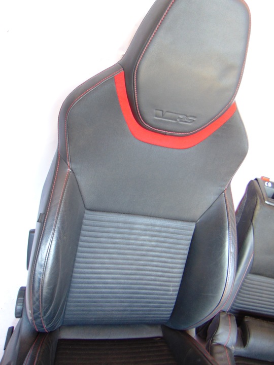 фото №10, Комплект сиденье правые левый зад перед сиденья кожа skoda octavia iii vrs