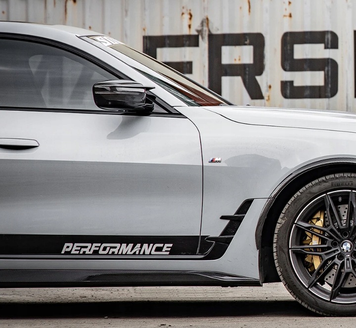 фото №8, Карбонові накладка планки порогові бічні bmw g26 sq стиль