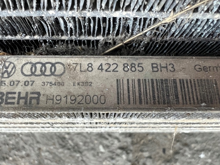 фото №9, Audi q7 4l 4.2 tdi радиатор радиаторов комплект 7l0121253a 4l0260401a