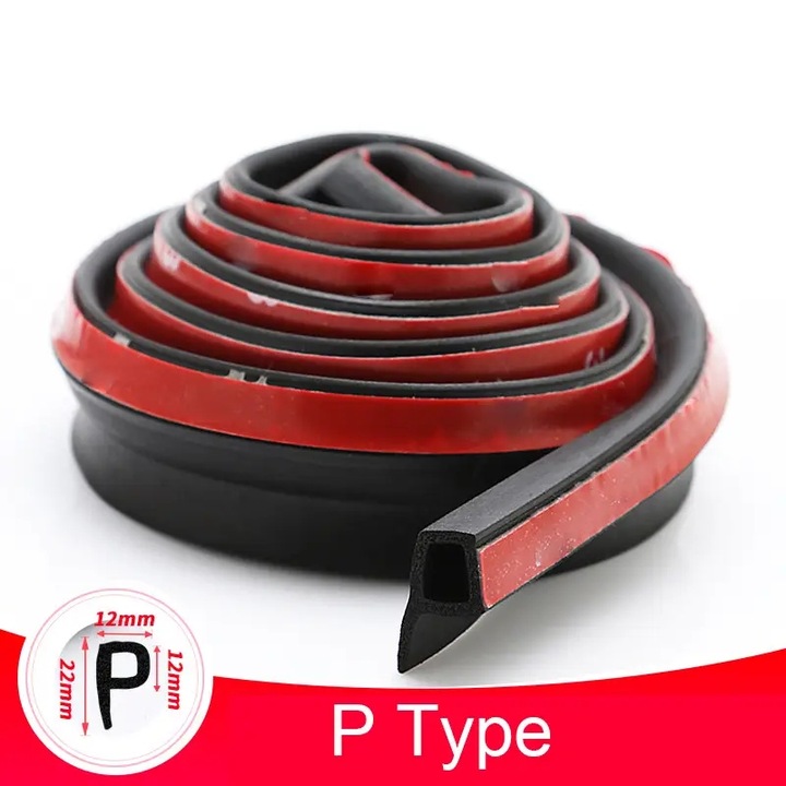 фото №7, Прокладка нижня двері автомобільних samoprzylepna тип p 4 метри