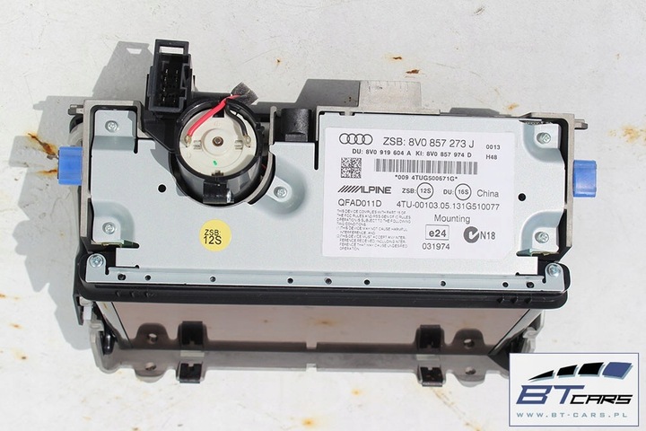 фото №11, Audi a3 набір mmi 3g+ монітор зчитувач mib панель 8v0035036 8v0919604a 8v091