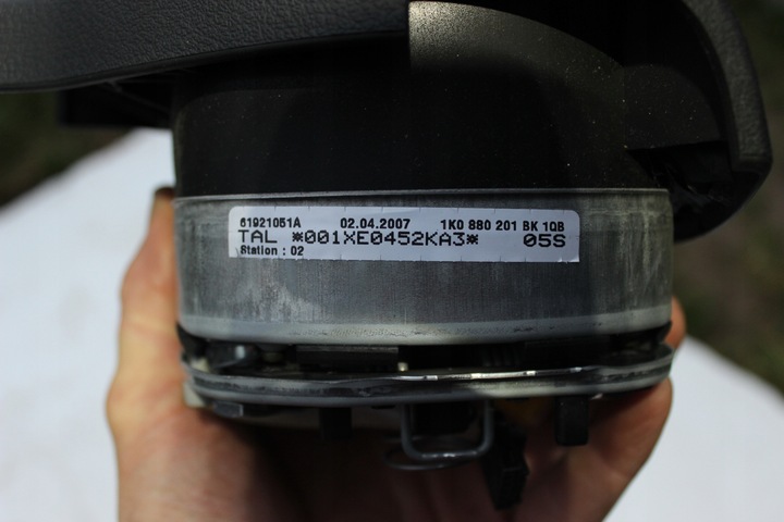 фото №11, Passat b6 - руль подушка r-line 1k0880201bk 3c0419091 abe