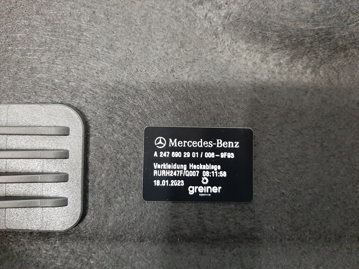 фото №9, Полка багажника mercedes gla ii a2476902901 23r