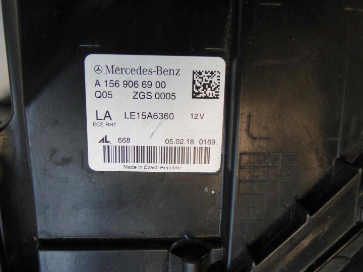 фото №11, Mercedes gla x156 156 рестайлинг фара левая led high per