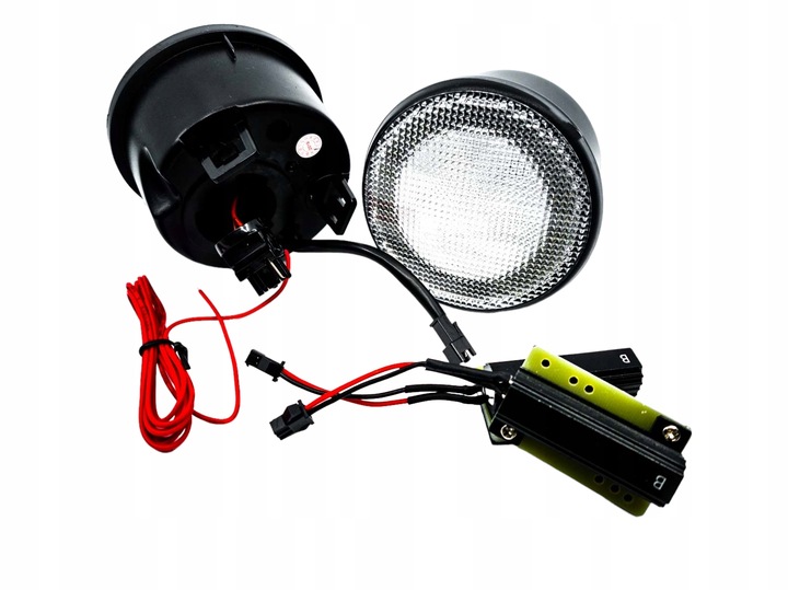 фото №8, Лампочки led кольца + поворотники drl jeep wrangler jk yj 07-18 halo