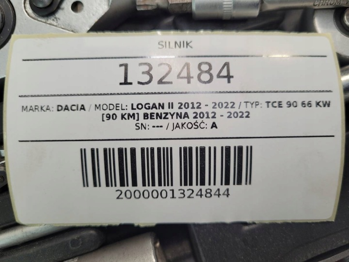 фото №9, Двигатель dacia logan ii sandero 0.9 tce бензин 90km h4b b410 h4bb410 h4b410