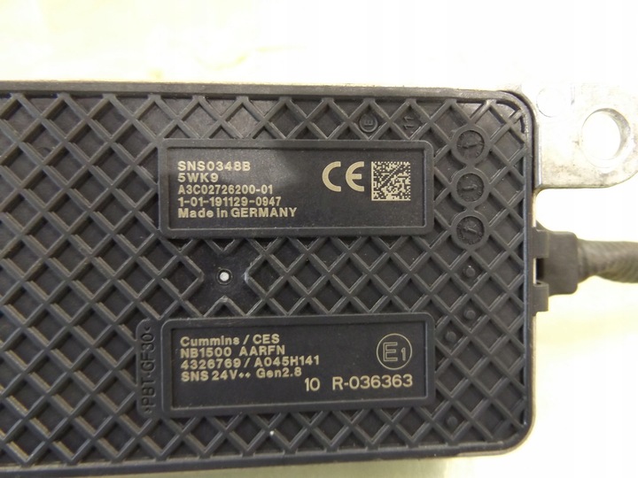 фото №13, Daf xf 106 датчик nox 0281007163 0.281.007.163 281 007 163