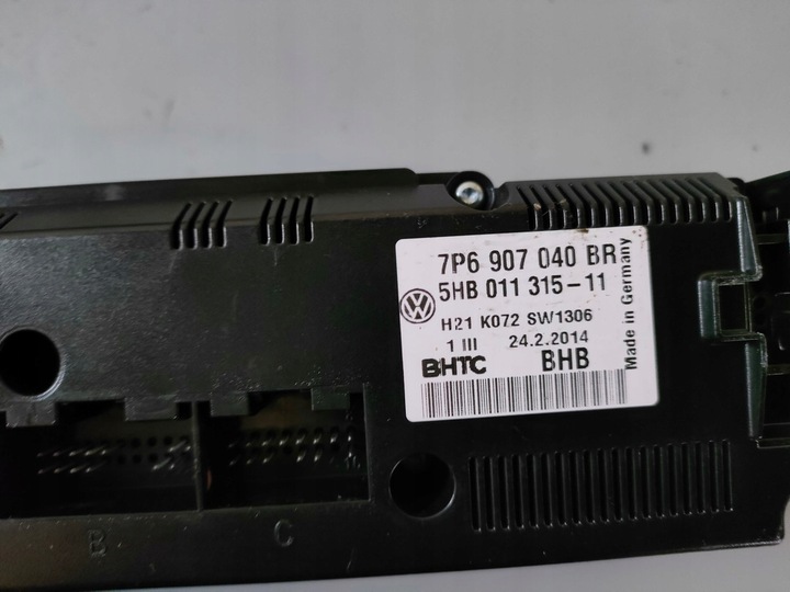 фото №6, Vw touareg панель кондиціонера 7p6907040