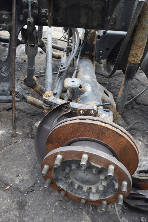 фото №3, Вісь керована ведена з елементом рами man tgx