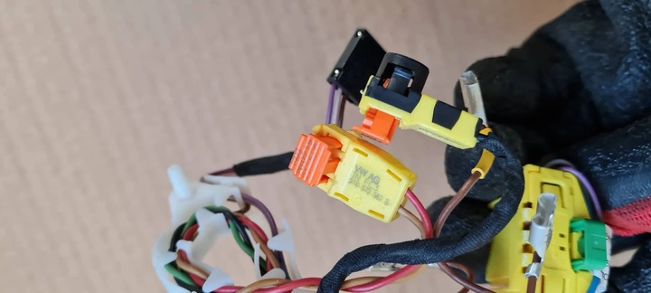 фото №5, A6 c7 4g рестайлинг жгут установка руль подушка безопасности 4h0971589g a7 4g