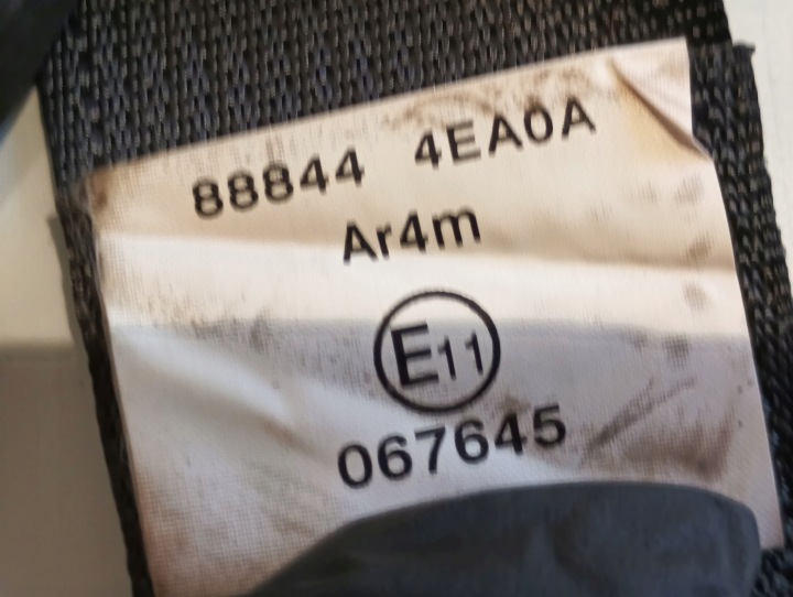 фото №9, Qashqai ii 16r pas безпеки праве зад 88844-4ea0a