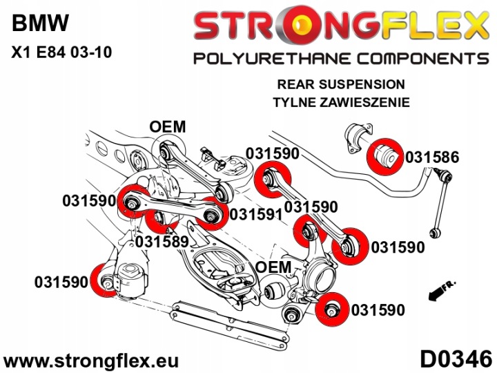 фото №7, Втулка стабилизатора заднего bmw 1 i 04-13 e81 / e82 / e87 / e88 m3 20mm