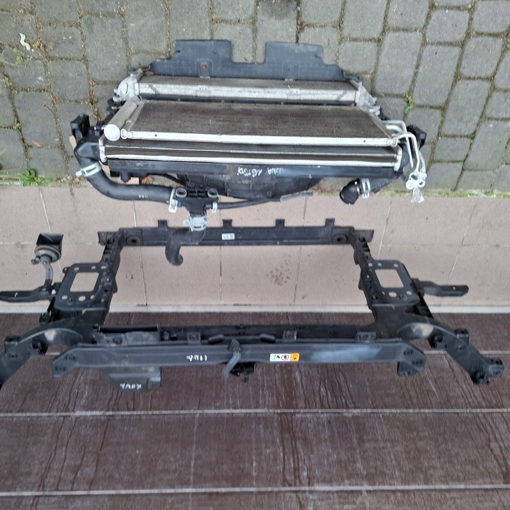 фото №9, Hyundai kona 1.6 tgdi pas переднее комплектный радиатор усилитель