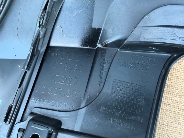 фото №11, Audi q7 ii рестайлінг s line 4m0 дифузор накладка бампера 4m0807521k 4m0807941l