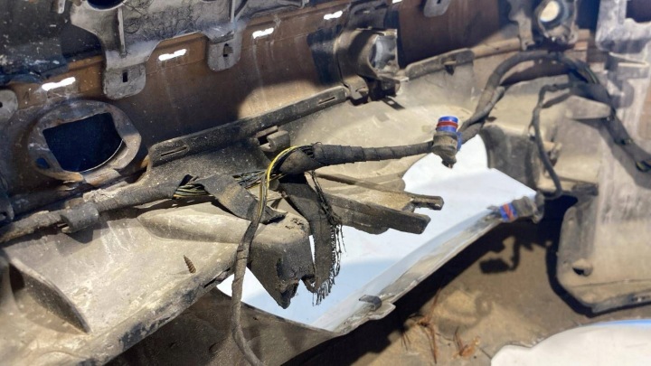 фото №16, Mercedes clk 209 55 amg бампер перед передний омыватель pdc 02-09 a2098850065