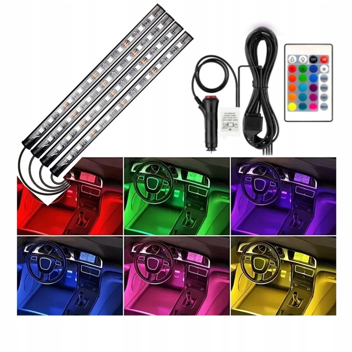 фото №1, Підсвітка інтер'єру автомобіля лампи led do освітлення