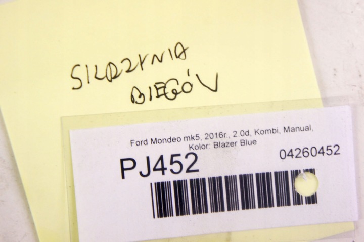 фото №12, Pj452 ford mondeo mk5 2.0d коробка передач коробки передач bg9r-7201-ccb eg9r-7f096-bcb 6b