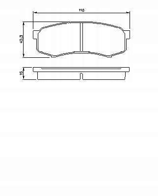 фото №13, Bosch тормозные колодки тормозные toyota зад land cruiser 986 424 313