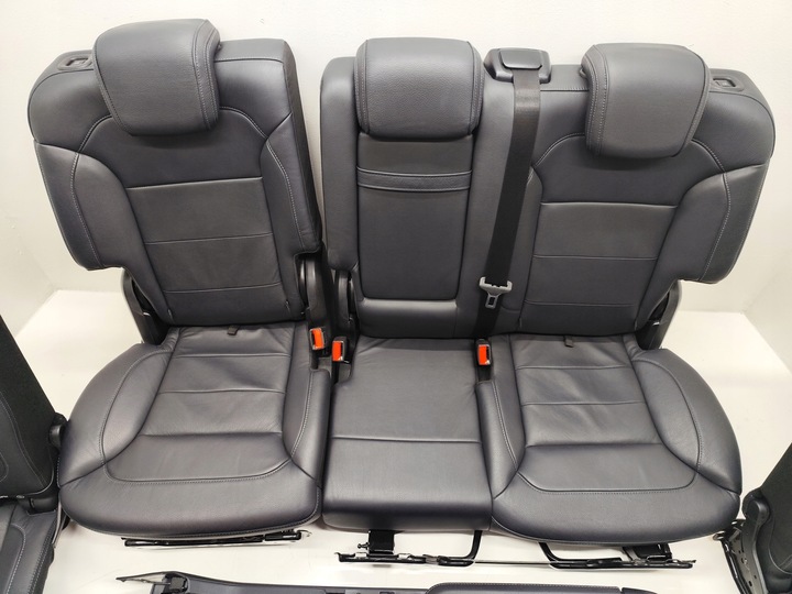 фото №11, Mercedes gl w166 сиденья диван обшивки кожа комплект 7 человек