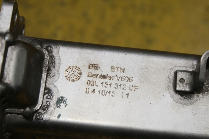 фото №8, Радиатор выхлопных газов egr 03l131512cf golf vi 1.6 tdi