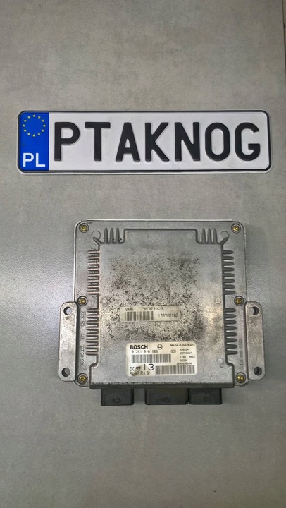 фото №1, Блок управления двигателя citroen c5 i 2.0 hdi 0281010808