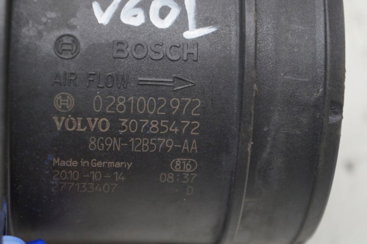 фото №5, Расходомер 30785472 8g9n-12b579-aa 0281002972 volvo v70 iii s80 ii v60